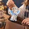 New 2D Flat Goat Hanging Ornament Shining Artificial Rhinestone Goat Pendant Simulation Acrylic Zodiac Goat Souvenir Bag Charms