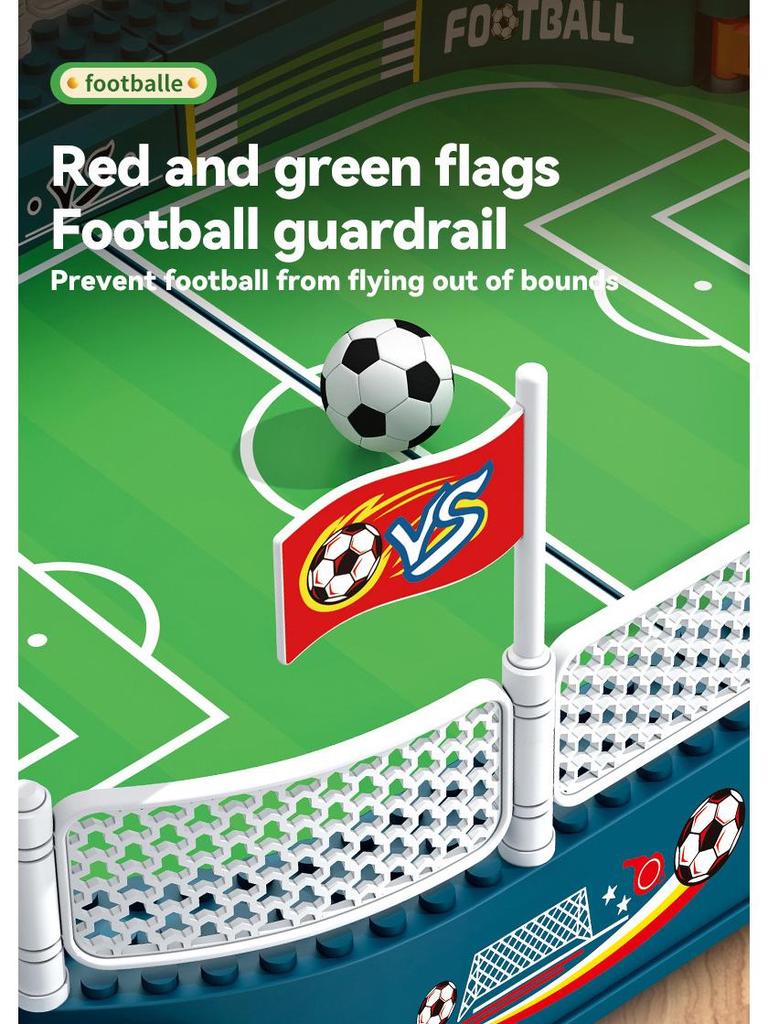 Doppel-Tischfußballtisch: Indoor-Sportspiel für Kinder