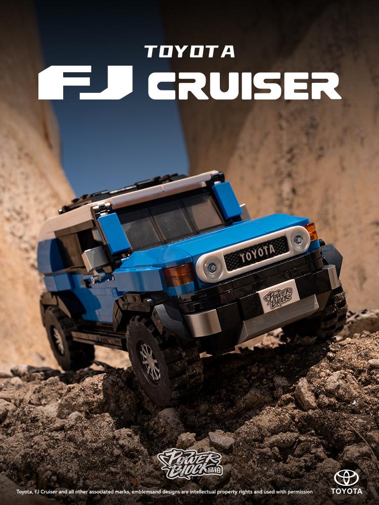 622PCS Toyota FJ40 Off Road Vehicle Building Blocks Retro Car Model Bricks Set With Display Box Desktop Ornaments Kids Toys Gift