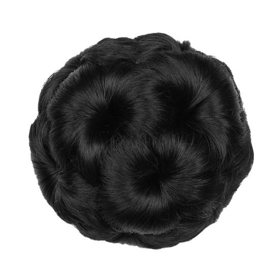 Synthetischer, lockiger Chignon-Haarknoten, Haarteil, Clip-in-Haarverlängerungen