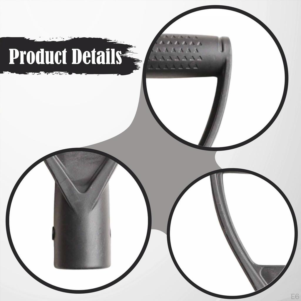 Handle Ergonomic Garden Tool Nonslip Comfortable PP Universal Replacement for Rake Fork