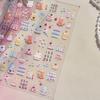 1pcs 5D Colorful Rhinestones Pumpkin Ghost Nail Art Halloween Stickers Adhesive Transfer Nail Decoration Decals Accessory