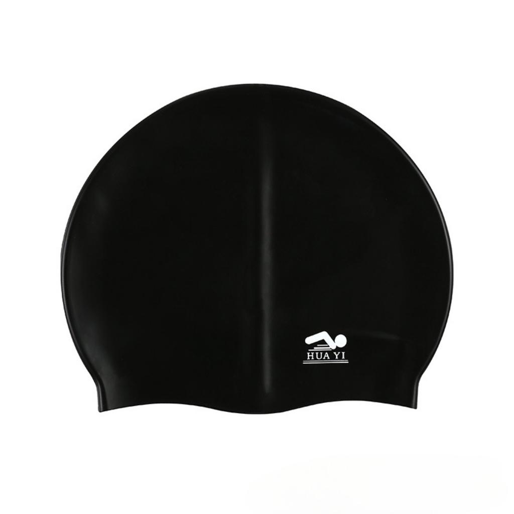 Silicone Elastic Swimming Cap Waterproof Swim Hat For Men Women Adult Long Hair Pool Caps Protect Ears Swimming Equipment