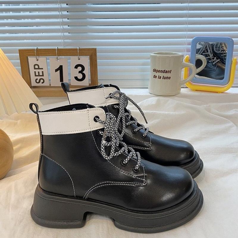 

Fashion New Women s Ankle Boots 2025 Platform Boots Gothic Autumn Winter Thick-soled Lolita Shoes Japanese JK Boots College Girls Shoes 35