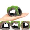 Simulated Artificial Antique Barrels Creative Reptile Hiding Cave Crafts Moss Broken Bucket  Home