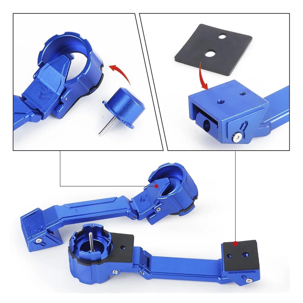 2022 Aluminum Car Exterior Mechanical Door Handle for Jeep Wrangler JK 2007-2017 Car Door Styling