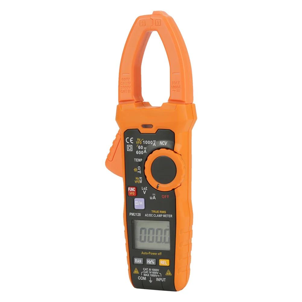 1000A Clamp Meter PEAKMETER PM2128 Handheld Digital AC/ Voltage Current Clamp Meter Resistance Capacitance Digital Clamp Meter
