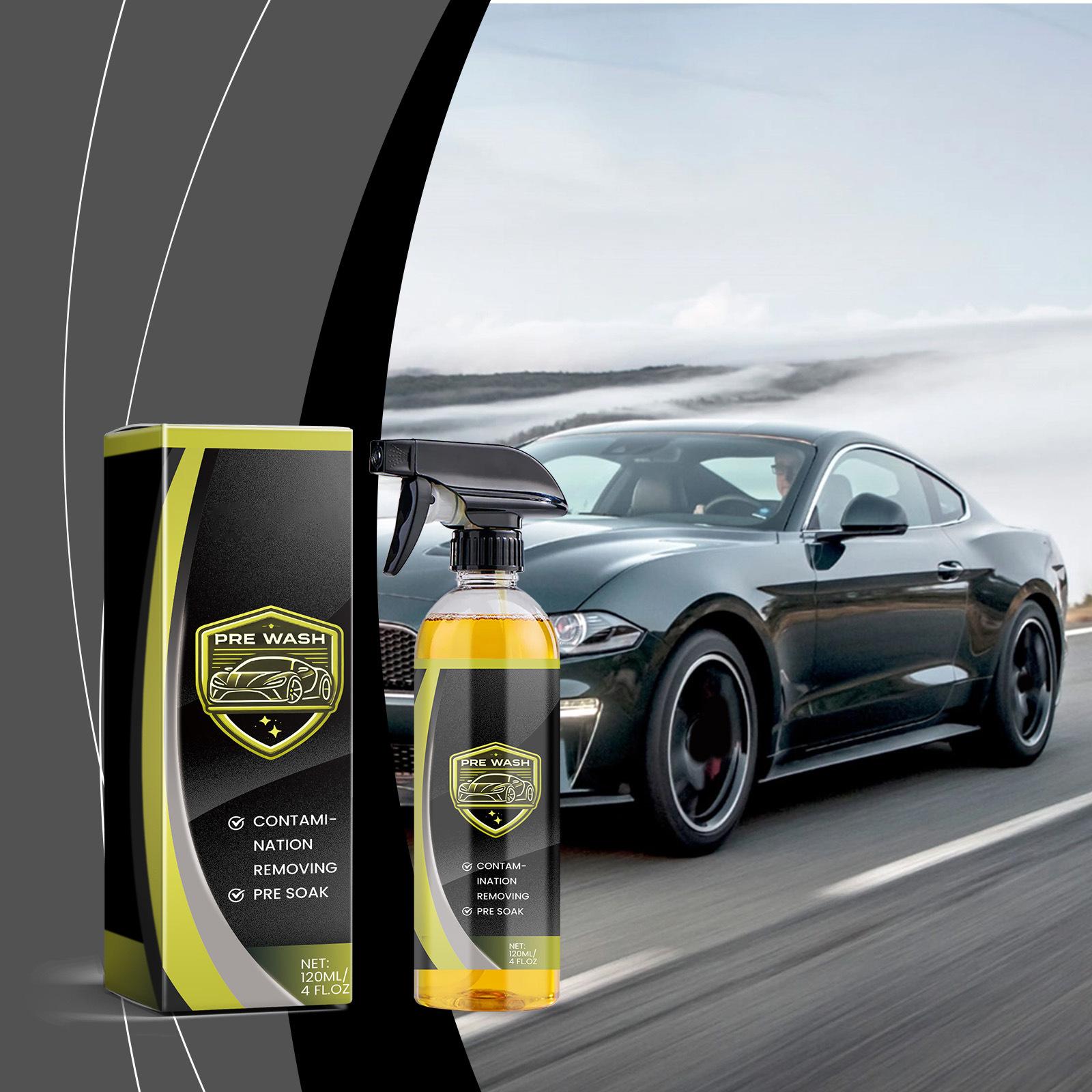 Car Cleaner No Wiping Car Wash Liquid To Remove Stains Clean And Bright Daily Maintenance 120ml One Size