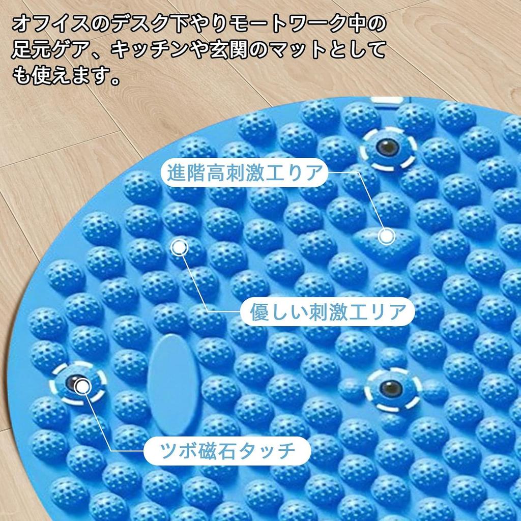 Foot Reflexology Mat, Shiatsu Board, Foot Massager Mat, Ergonomic, for Home Use, Fatigue Relief, Purple (41cm)