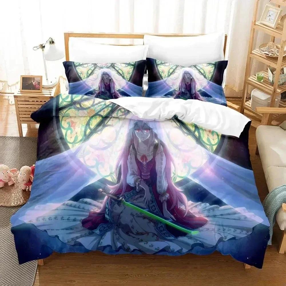 Fashion Seraph of the End Bedding Set Printed With Pillowcase Duvet Cover Soft Queen King Size Bedclothes Home Adult Kid Bedroom