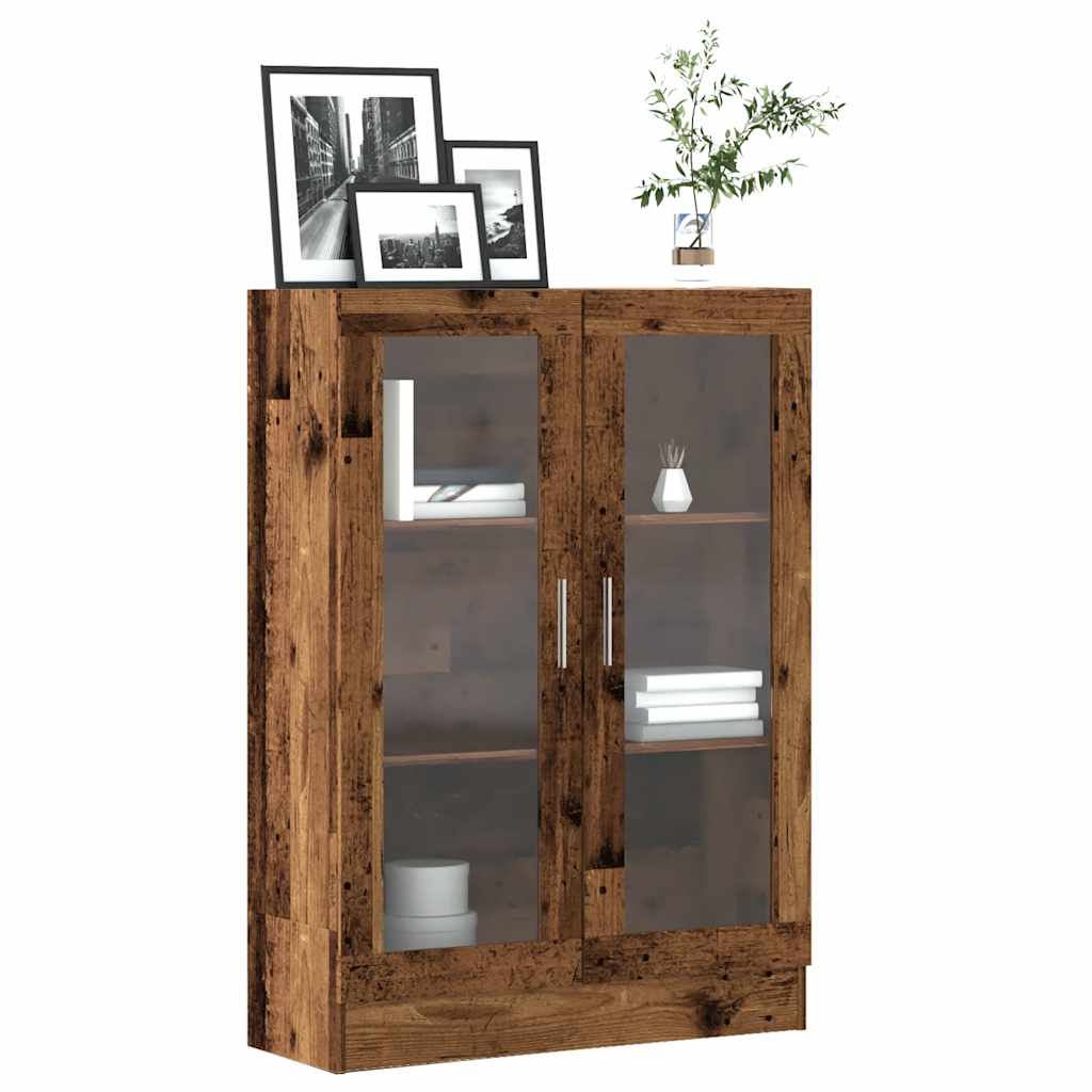 Vidaxl Szafka Na Książki, Stare Drewno, 82,5X30,5X115 Cm