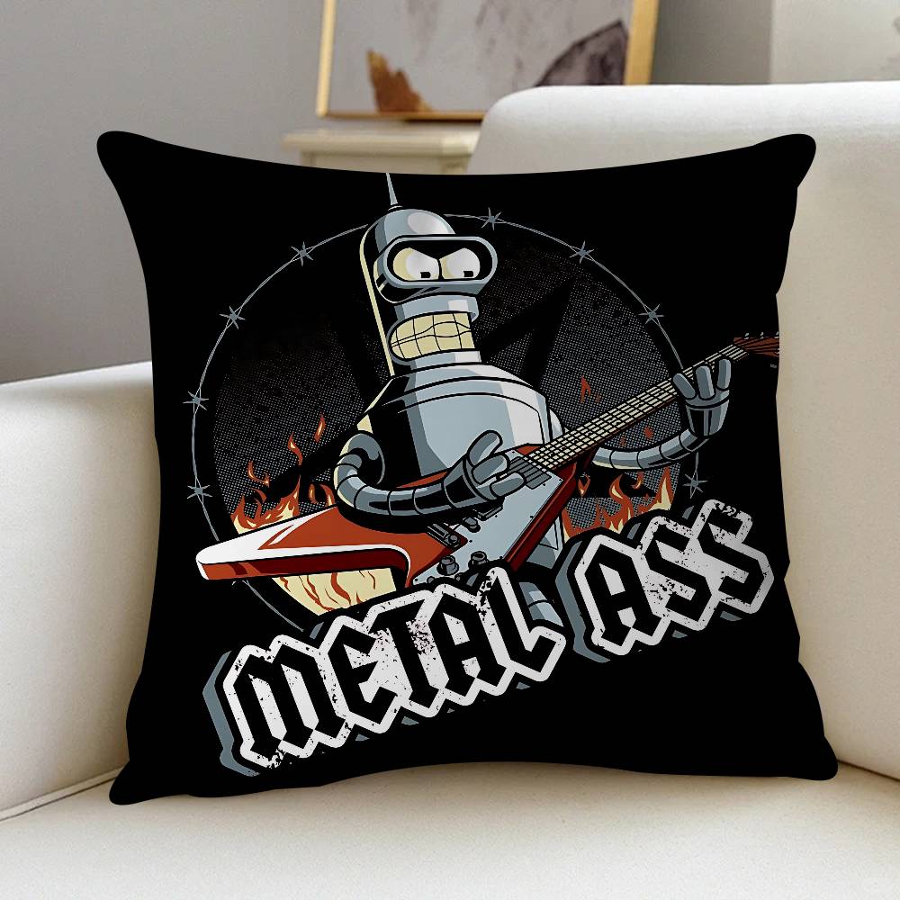 Cartoon Bender Pillow Gifts Home Office Furnishings Bedroom Sofa Car Cushion Cover Case 45x45cm