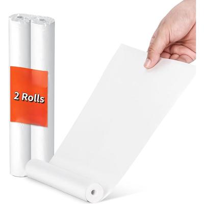 Termopapír A4 2 role, termopapír(šířka 8,27''/210 mm), 25 listů/role, Pro přenosnou tiskárnu A4, Bez BPA, Termopapír na obrázky, Domácí úkoly