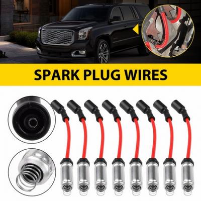 758EE Spark Plug Wire Set for 2014-18 GMC Sierra 1500 Chevrolet Silverado 1500 A