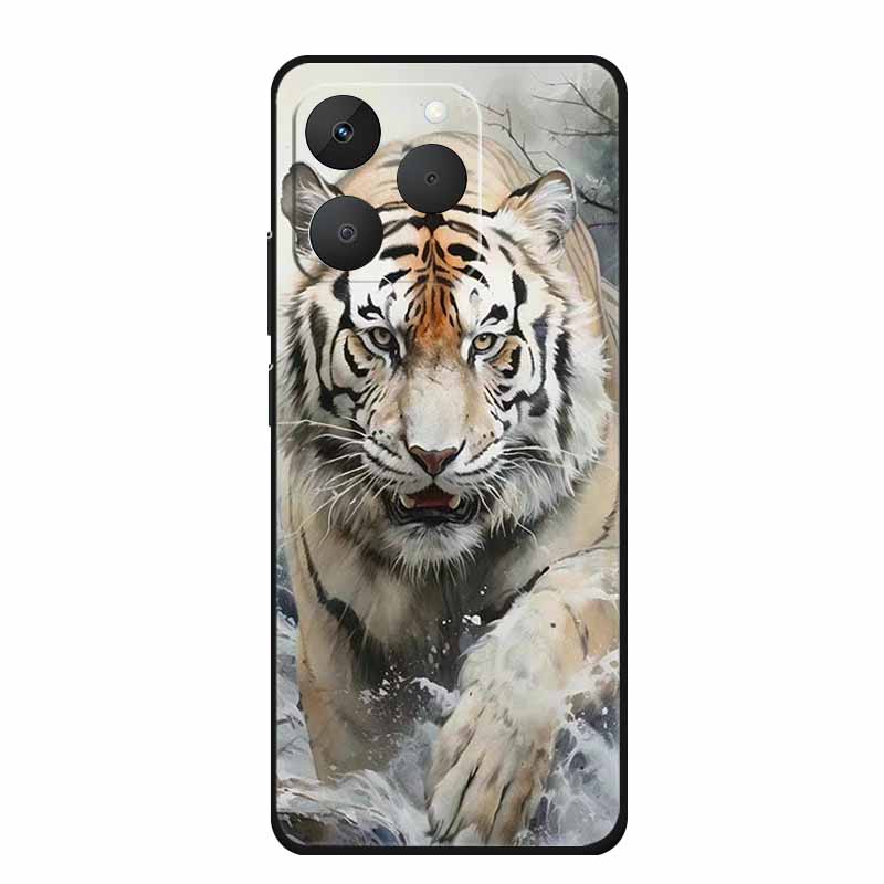 For Realme 15T Phone Case 15 T Fashion Picture Black Silicone TPU Soft Back Cover Case For Realme 15T 5G 2025 Case Realme15T Bag