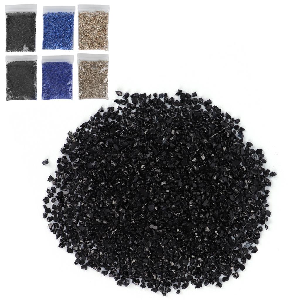 Nepravidelné skleněné střepy Drcené sklo Výplň do formy Třpytky pro nehtové umění, řemesla, výplň do vázy, DIY