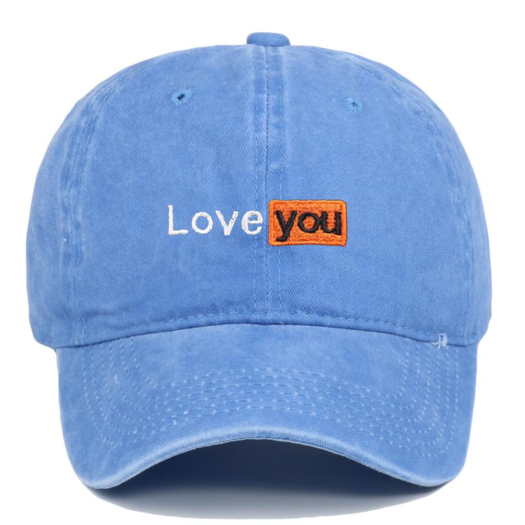 

Бейсболка з вишивкою Love You з регульованою посадкою для повсякденного носіння