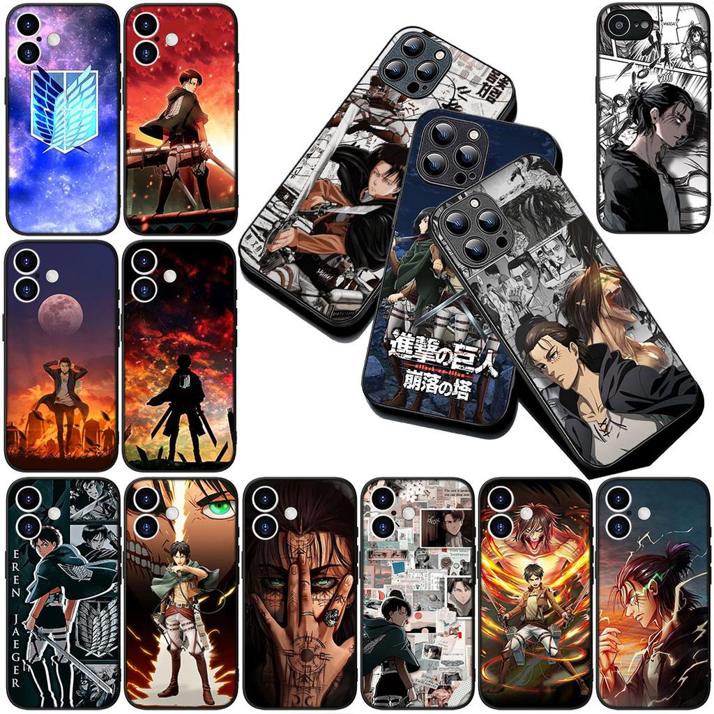 Cover for Motorola Moto G55 G45 G75 G85 G35 Edge 50 30 Fusion 40 NEO Ultra Pro Phone Case Comics Attack on titan levi Eren