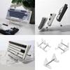 Clear Acrylic Tiers Keyboards Holder Detachable Modern Design Sturdy Platinums Iron Base For Workspaces Organization