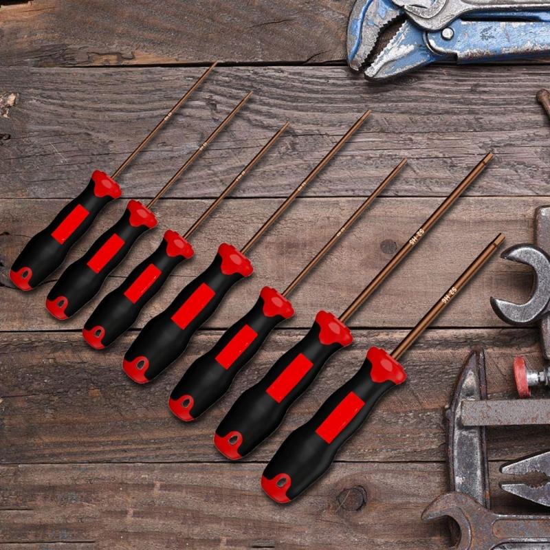 Multiple Size Professional Magnetic Hexagonal Screwdriver With Ergonomic Grip And Storage Hole Fit for Home Workshop Use