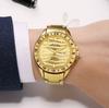 Fashion Men'S Personality Watch Steel Belt Quartz Watch Trend