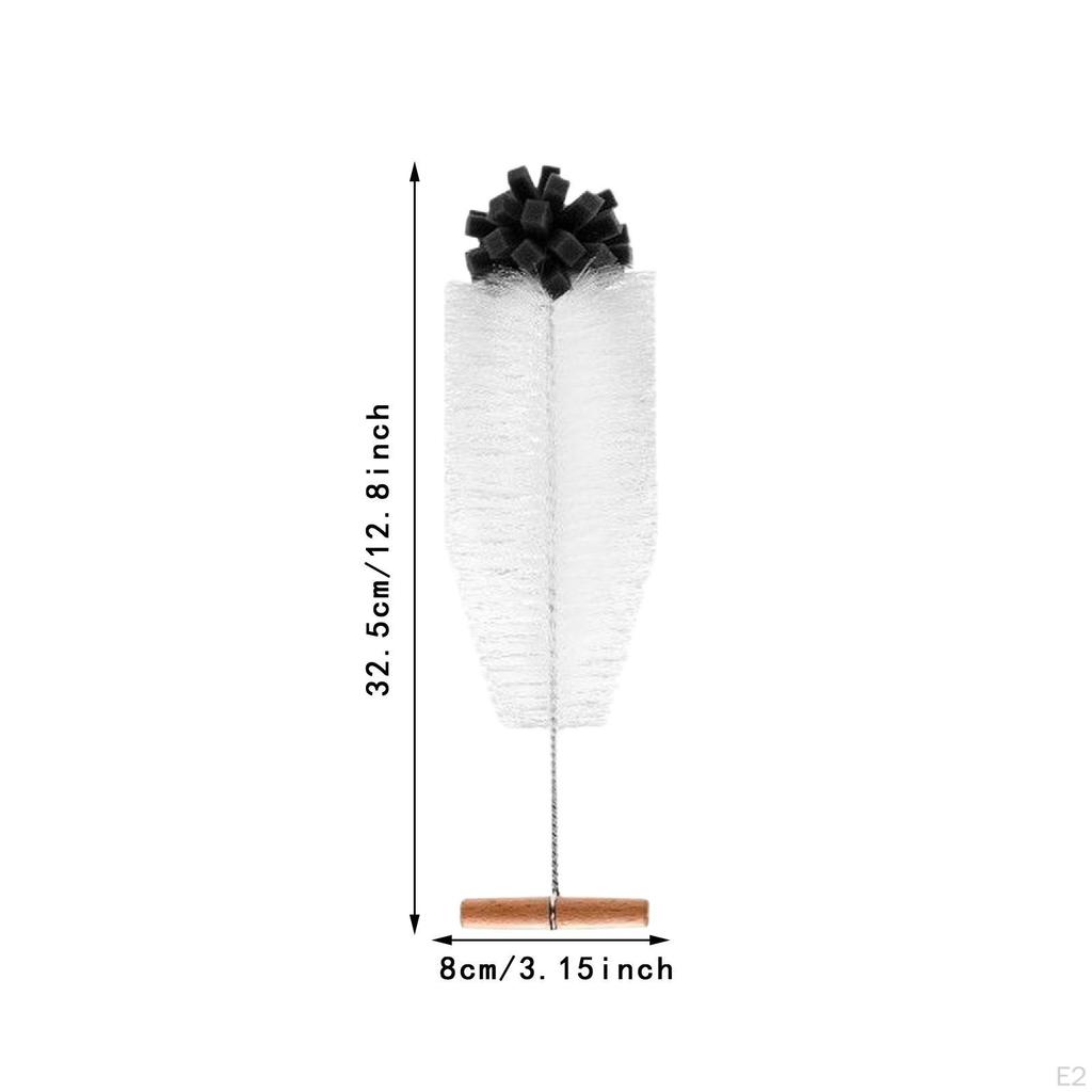 Bottle Brush Cleaning Multifunctional Anti Scratch Long Handle for Narrow Neck Soda Bottles