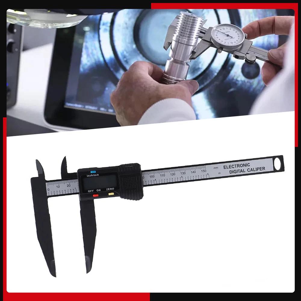 Caliper Measuring Tool Electronic Caliper Ruler 150mm/300mm Digital Electronic Caliper Carbon Ruler with Long Jaw Measuring Tool