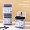 Boxed Black Double-Headed Spiral Cotton Swabs for Ear Cleaning