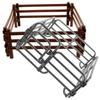 2 Pcs Animal Enclosure Toys Fence Farm Figures Barn Sheep Corral Panel Miniature Simulated Cake Sand Table