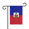 Drapeau - Multicolore - Haïti - 32 X 47.5 Cm - Polyester - Recto/verso