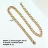 Stainless Steel Cuban Chain Necklace for Men European American Hip Hop Stainless Steel Fashion Jewelry