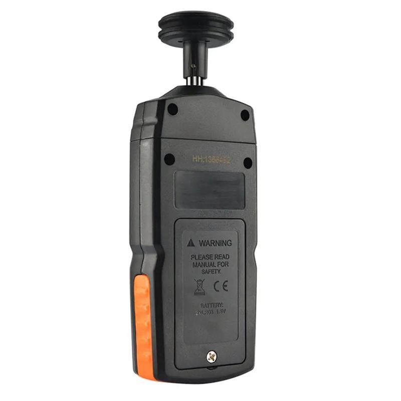 A58X-Digital Handheld Tachometer Contact Type Tach RPM Tester Speedometer For Motors Wide Range 0.5-19999 RPM Measurement