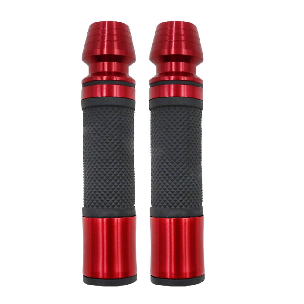 1 Pair Anti-Slip Motorcycle Grips Hand Handlebar Bar Grips Motorcycle Rubber Throttle Handle Cover Motorcycle Accessories
