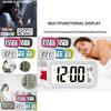 Digital Display Alarm Clock With Snooze Night Light Thermometer- Home Battery Operated