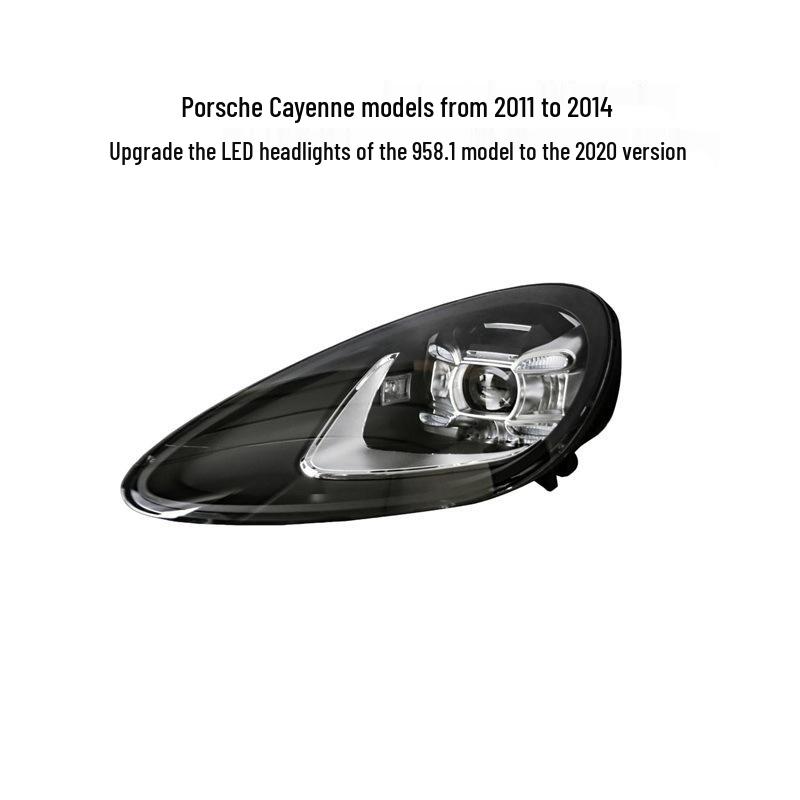 

Fits Porsche Cayenne 11-17, upgraded for 20/23 models, LED headlights, 958 model enhancement.
