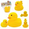 MOEDER EEND BABY RUBBER EENDJES eendenfamilie GEEL
