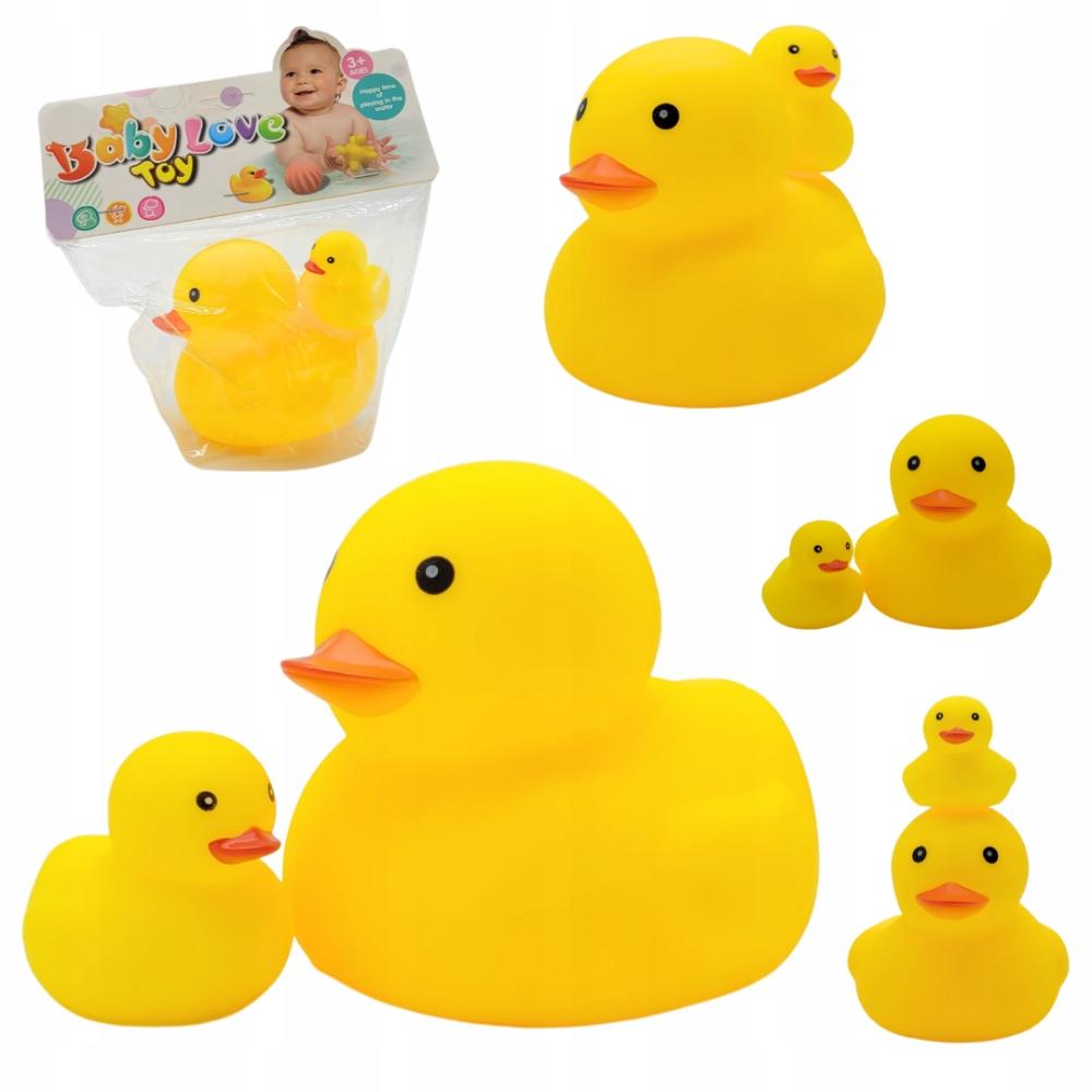 PATO MADRE PATITOS DE GOMA familia de patos AMARILLO