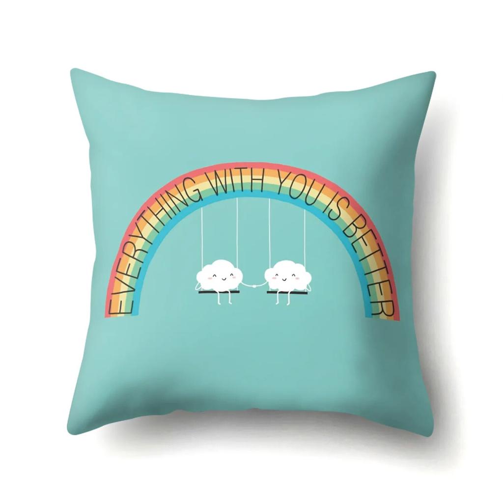 Husă de pernă cu animale cu fructe Husă de pernă pentru birou