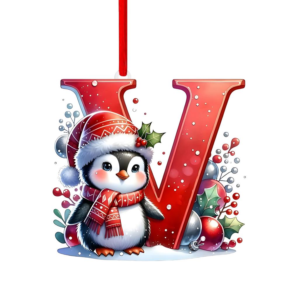 26 Letter,Christmas,Ornaments,Acrylic,1