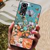For ZTE Axon 30 5G Case Axon30 Cool Painted Silicone TPU Soft Cover for ZTE Axon 30 30S Cases Black Protective Phone Shells