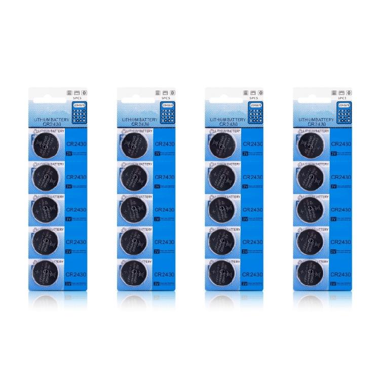 Pack Of 5/10 CR2430  Coin Cell Batteries 3V CR2430 Lithium Battery For Toy,Calculators, Remote Controls 24mm Diameter