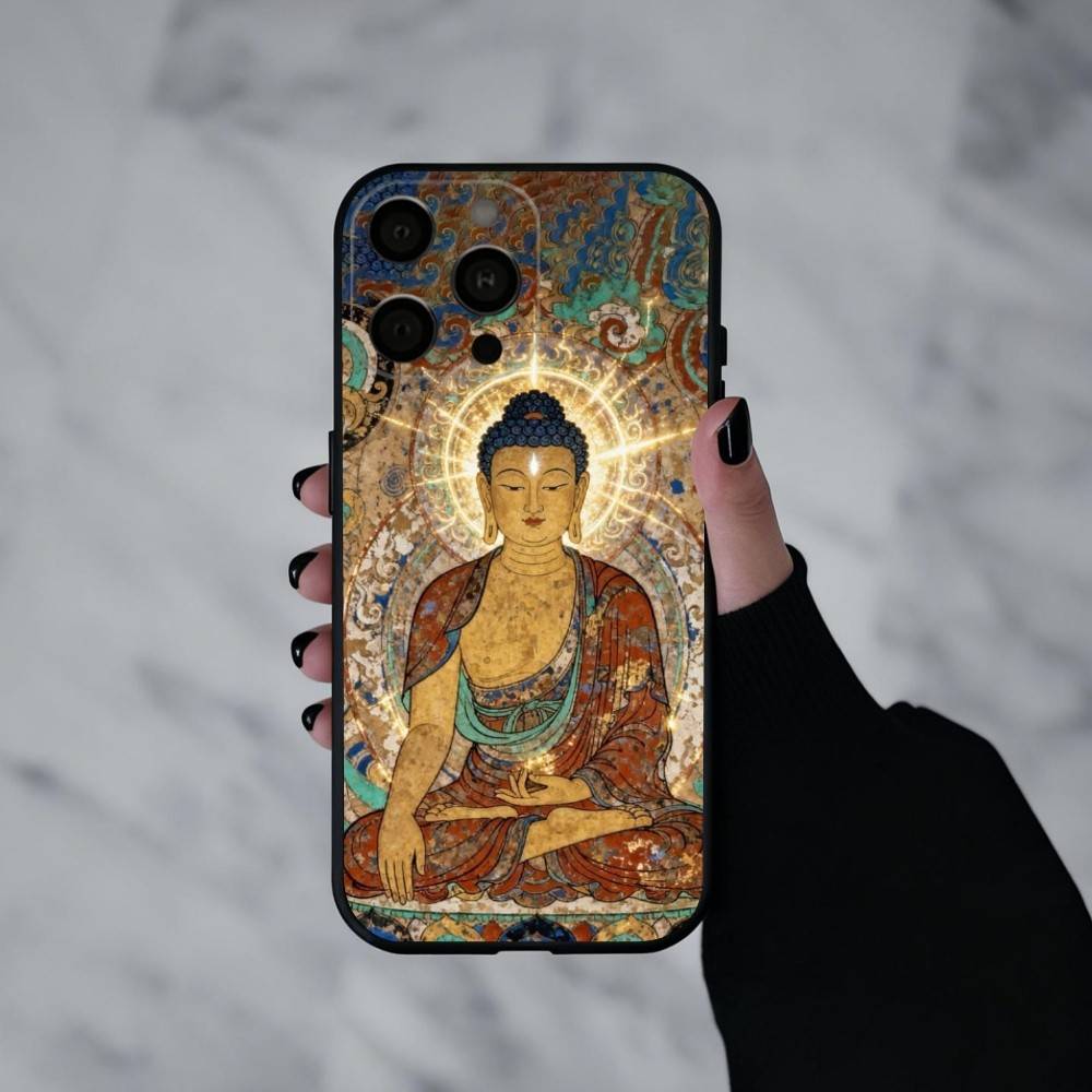 The B-Buddha Art  Phone Case Silicone Soft For IPhone 17pro 16 15 14 13 12 11 X XR Plus Pro Max Plus