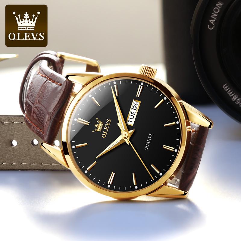 Oulishi Men's Waterproof Quartz Business Watch