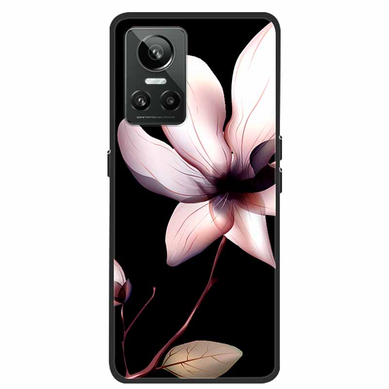 For Realme GT Neo3 5G Case 3D Flower Emboss Soft Silicone Phone Back Cover Case For OPPO Realme GT Neo2 Neo 3 Coque for Bumper