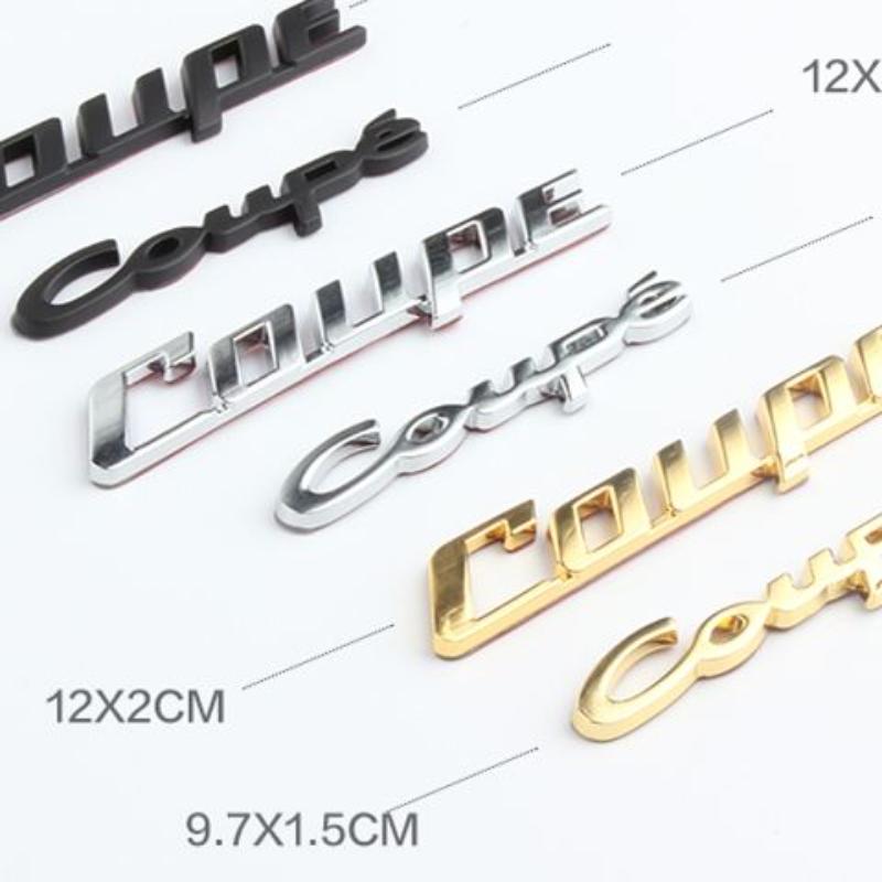 Naklejka dekoracyjna samochodu COUPE Label Montaż samochodu na specjalną naklejkę na tył samochodu H6