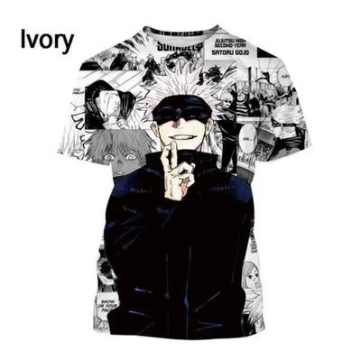 Hot Anime Jujutsu Kaisen 3d Print Summer Men/Women O-Neck T-shirt Casual Short Sleeve Oversized T Shirt Fashion Unisex Clothing