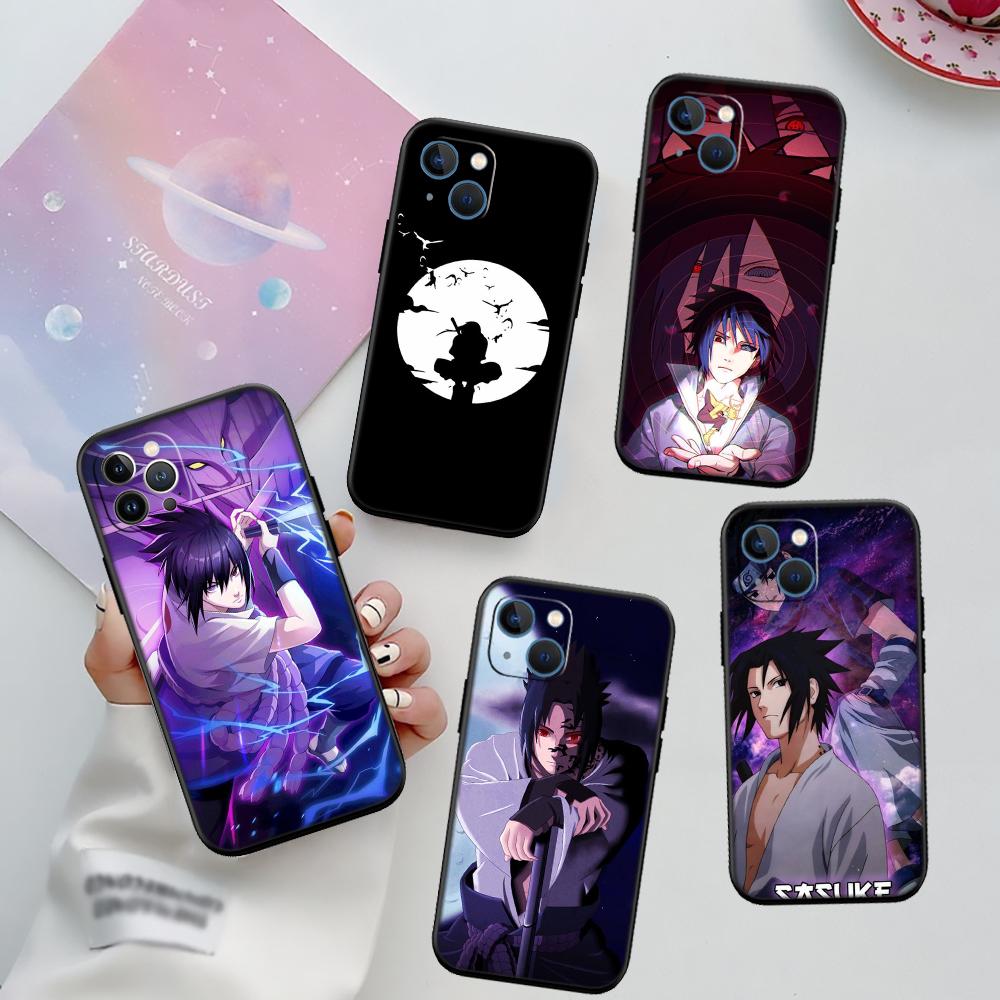 RA28 Naruto Uchiha Sasuke Phone Case for Samsung Galaxy S20 S21 S22 Ultra FE + Plus A21S A22 A24 A25 A26 A30 A30S A31
