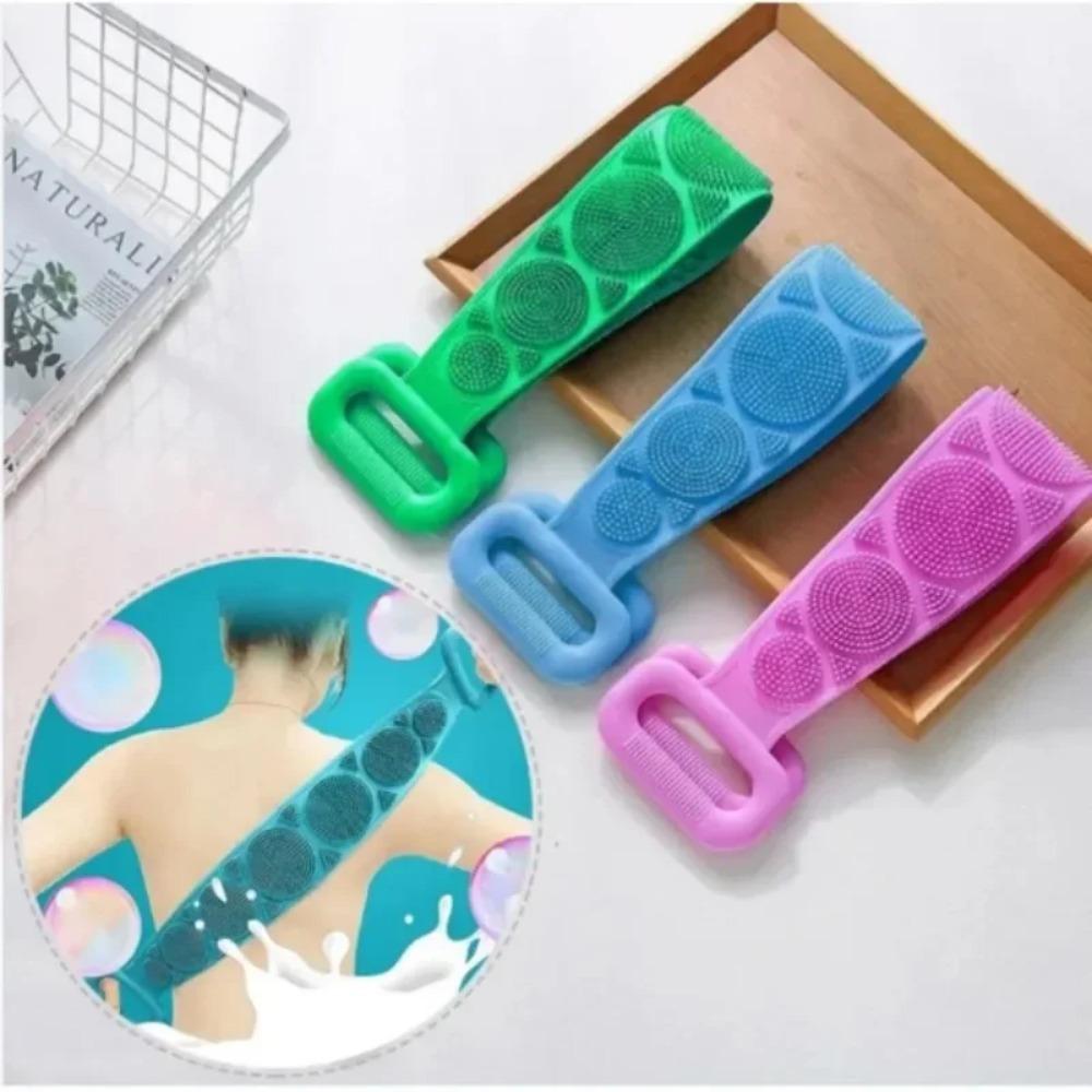 Complete Exfoliating Bath Set: Back Scrubber, Bath Glove and Loofah Shower Sponge for Smooth Skin