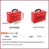 12-Compartment Portable Safety Lock Box Key Storage Device