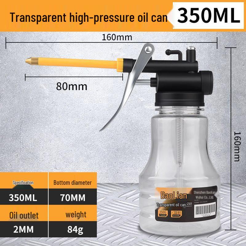 High-Pressure Long Spout Oil Gun Sprayer for Household Lubrication